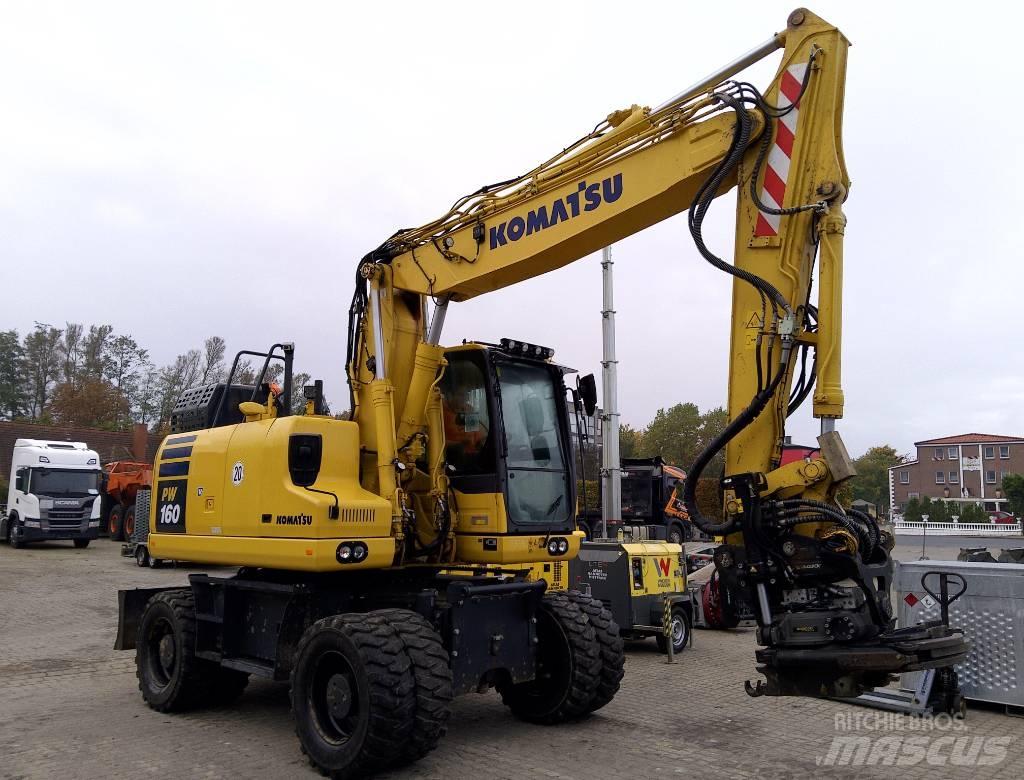 Komatsu PW160-11 Колесни екскаватори