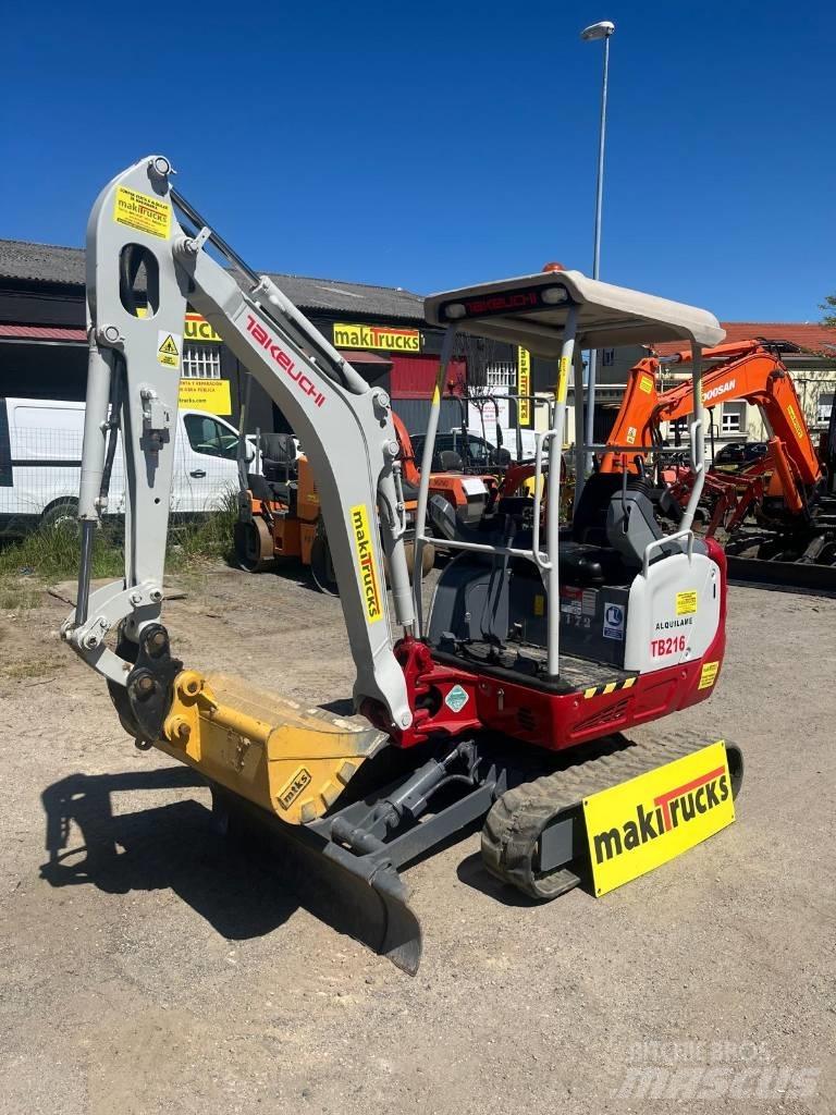 Takeuchi TB216 Мини екскаватори < 7 т