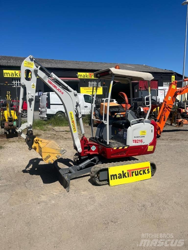 Takeuchi TB216 Мини екскаватори < 7 т
