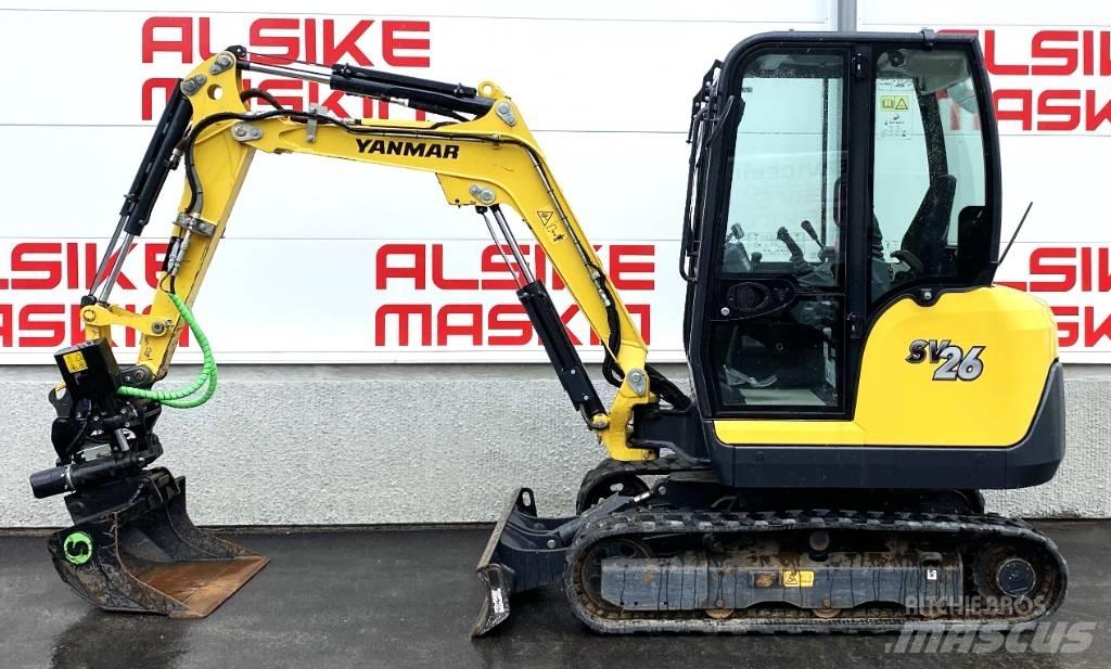 Yanmar SV 26 Мини екскаватори < 7 т