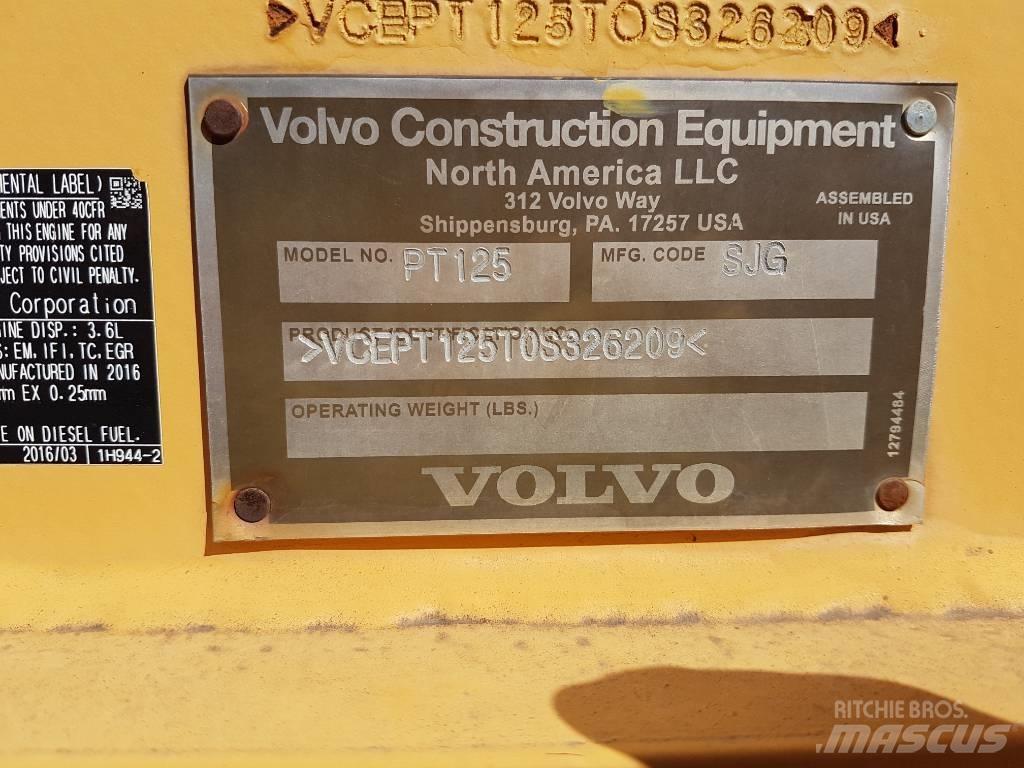Volvo PT125 Пневматични гумени  ролки
