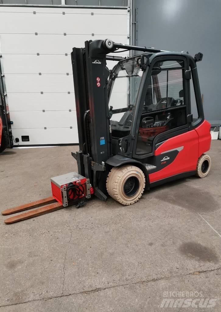 Linde E35L-01 Електрически вилични кари-повдигачи