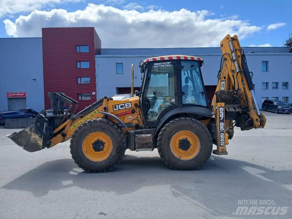 JCB 4 CX Товарач със заден ексватор