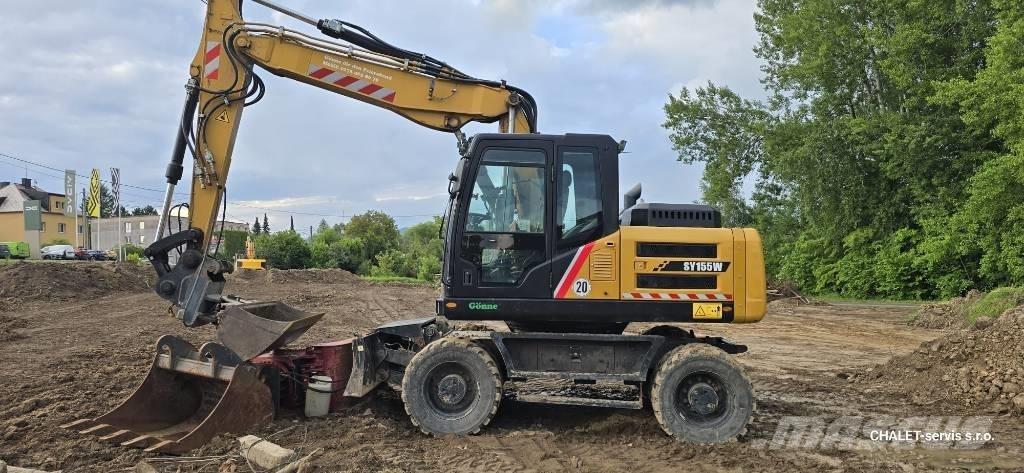 Sany SY 155 W Колесни екскаватори