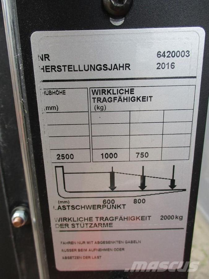 BT SPE200D Транспалетни колички с платформи