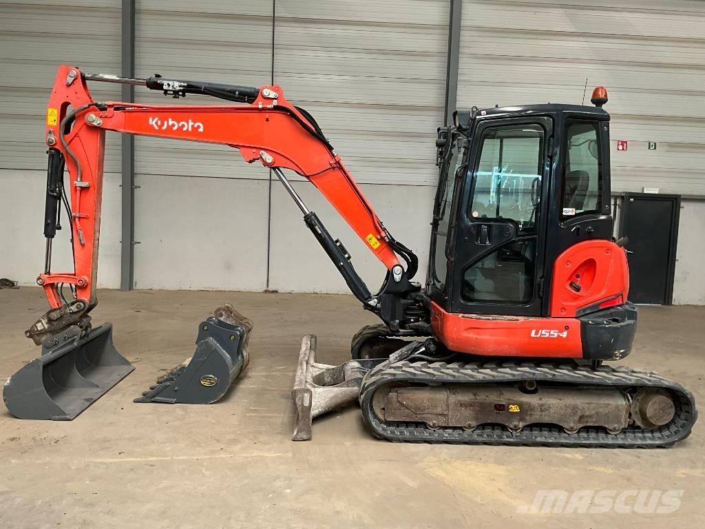 Kubota U 55-4 Мини екскаватори < 7 т
