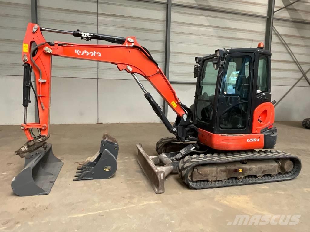 Kubota U 55-4 Мини екскаватори < 7 т