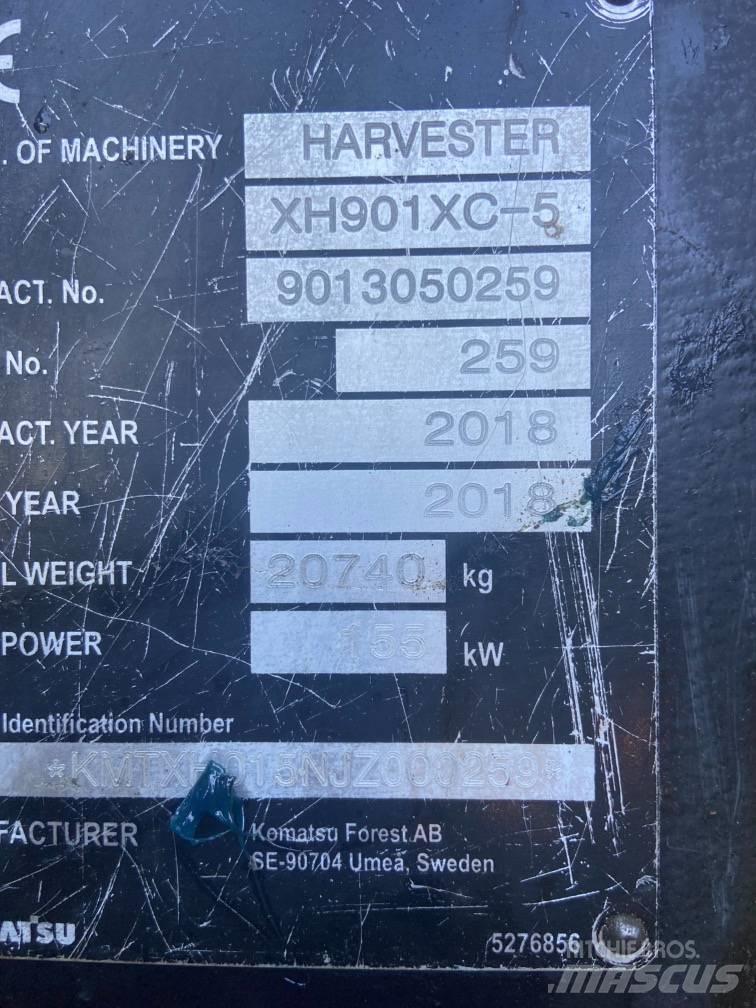 Komatsu 901XC Харвестери