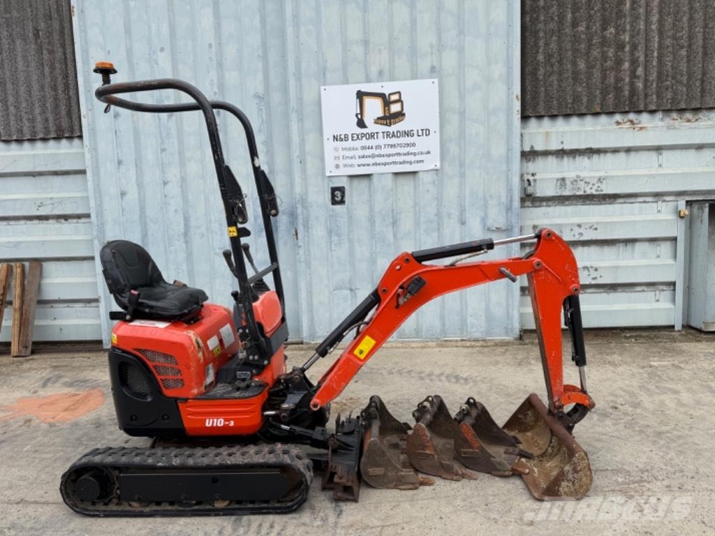 Kubota U 10 Мини екскаватори < 7 т