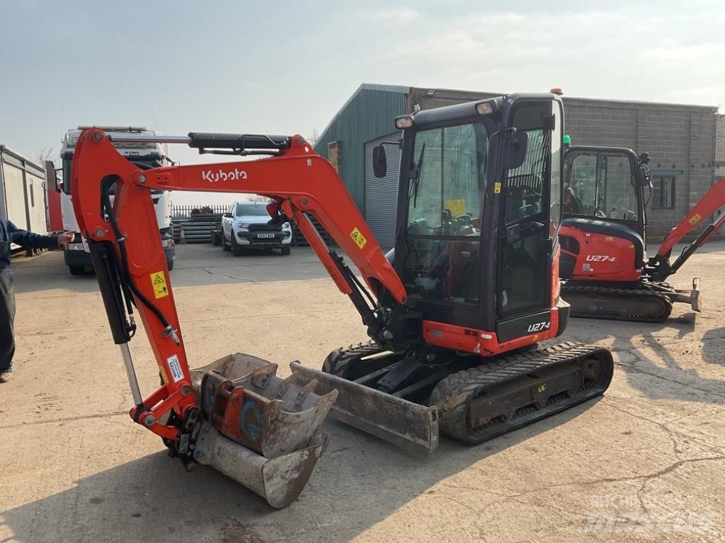 Kubota U27-4 Мини екскаватори < 7 т