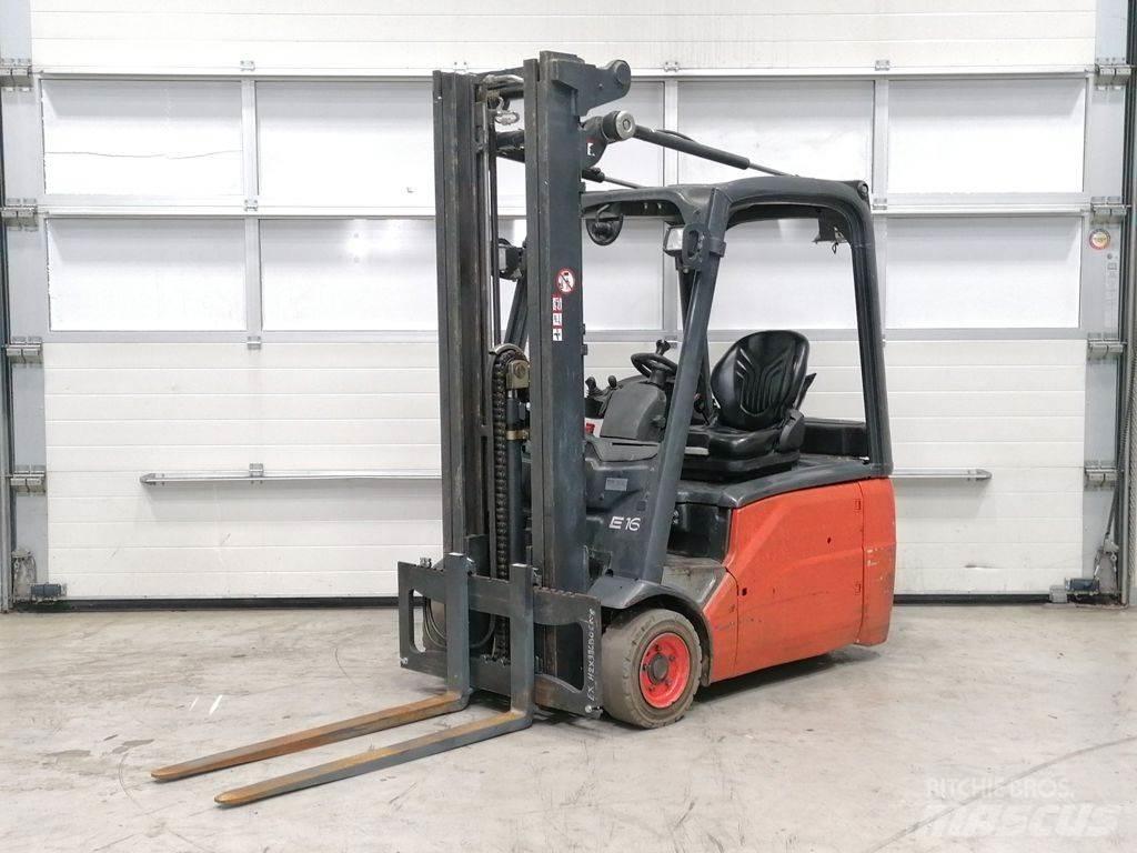 Linde E16-01 Електрически вилични кари-повдигачи