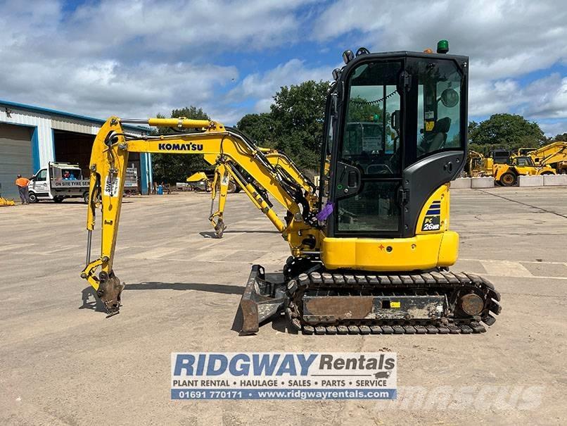 Komatsu PC 26 MR Мини екскаватори < 7 т