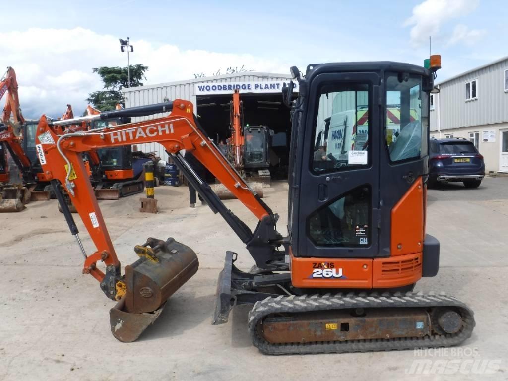 Hitachi ZX 26 U-6 Мини екскаватори < 7 т