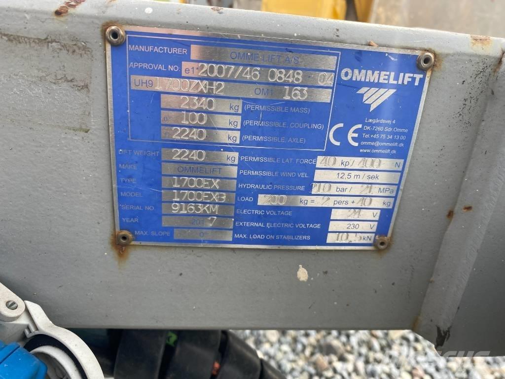 Omme 1700 EBX Моторизирани платформи с ремарке