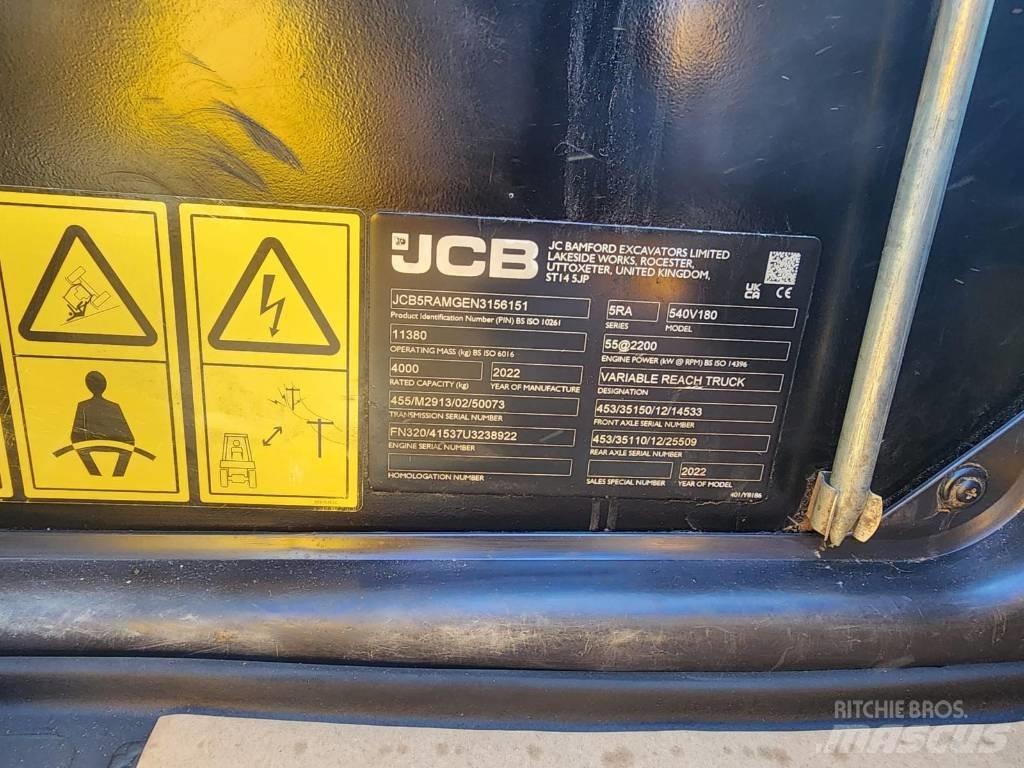 JCB 540-180 Телескопични товарачи