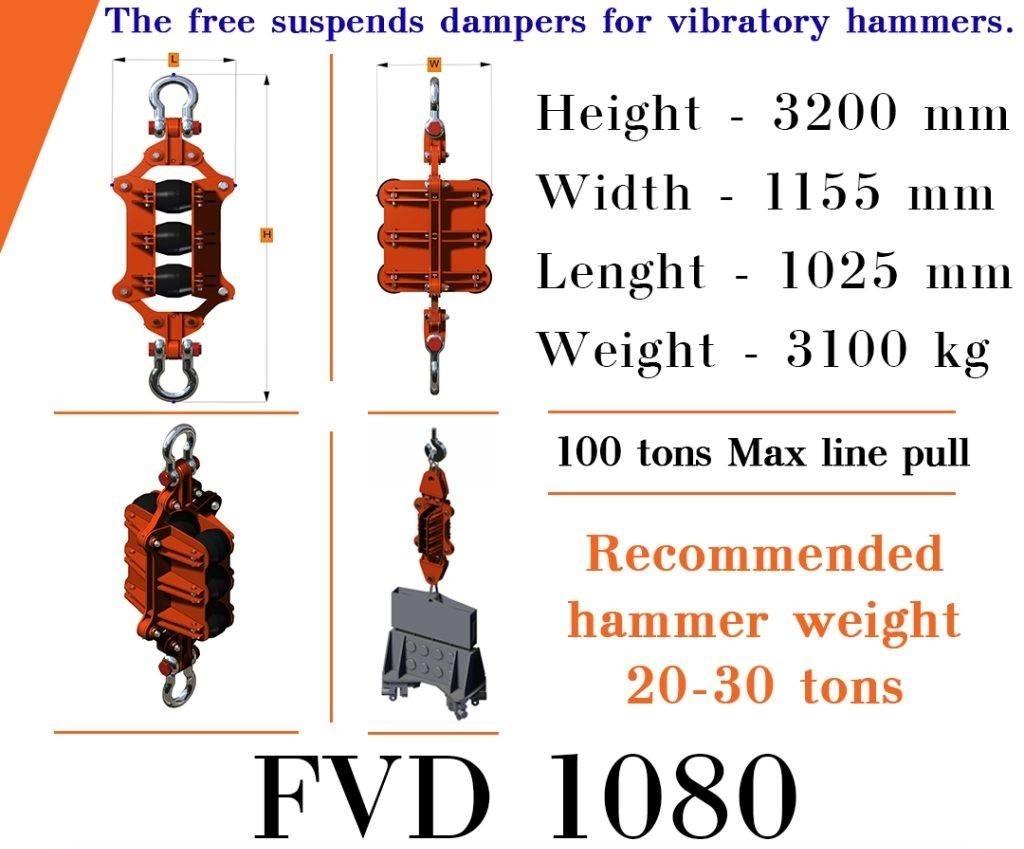  Finaros FVD 1080 Хидравлични чукове за набиване