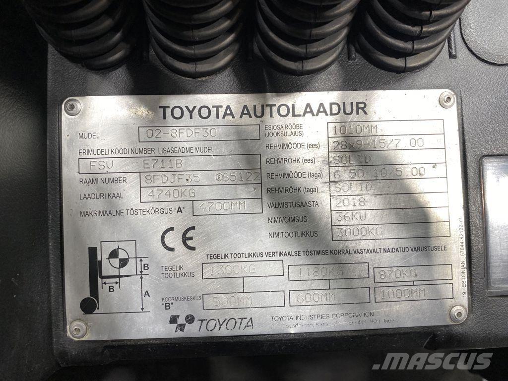 Toyota 02-8FDF30 Дизелови камиони