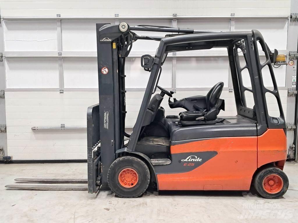 Linde E25L-01 Електрически вилични кари-повдигачи