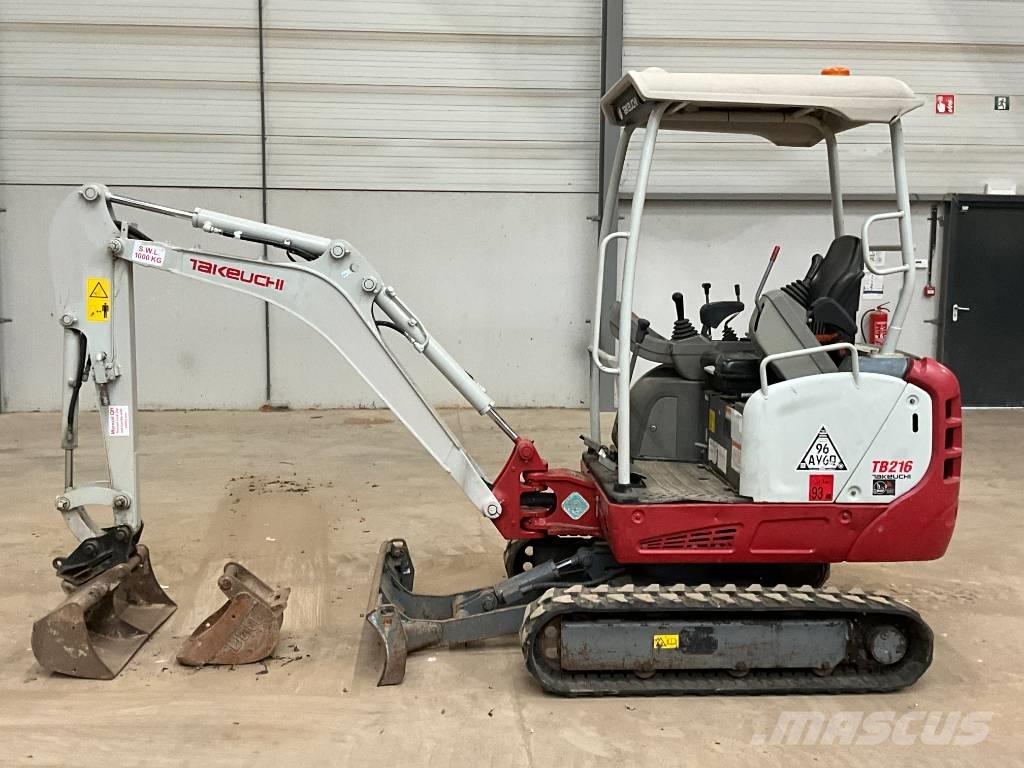 Takeuchi TB 216 Мини екскаватори < 7 т