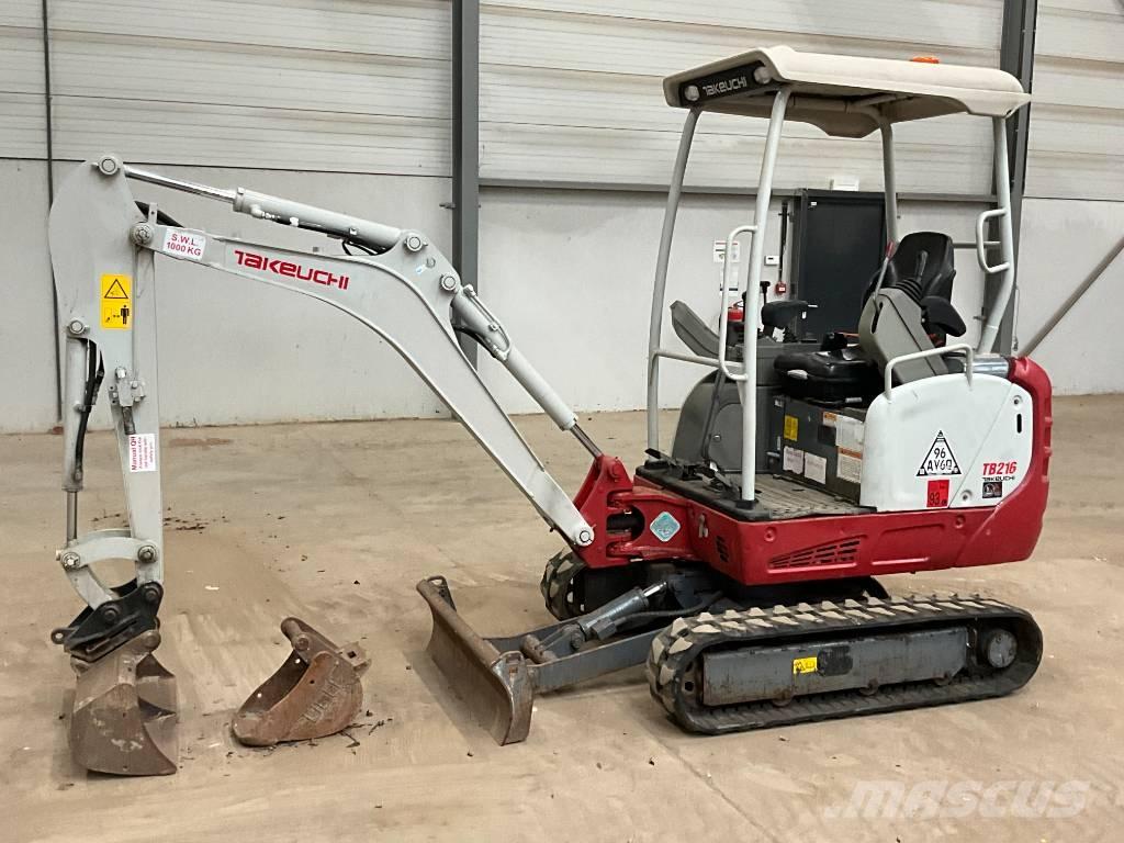 Takeuchi TB 216 Мини екскаватори < 7 т