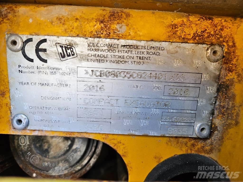 JCB 8035 Мини екскаватори < 7 т