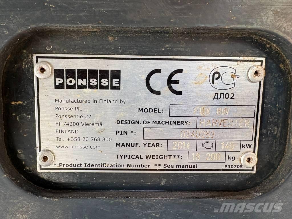 Ponsse Fox Харвестери