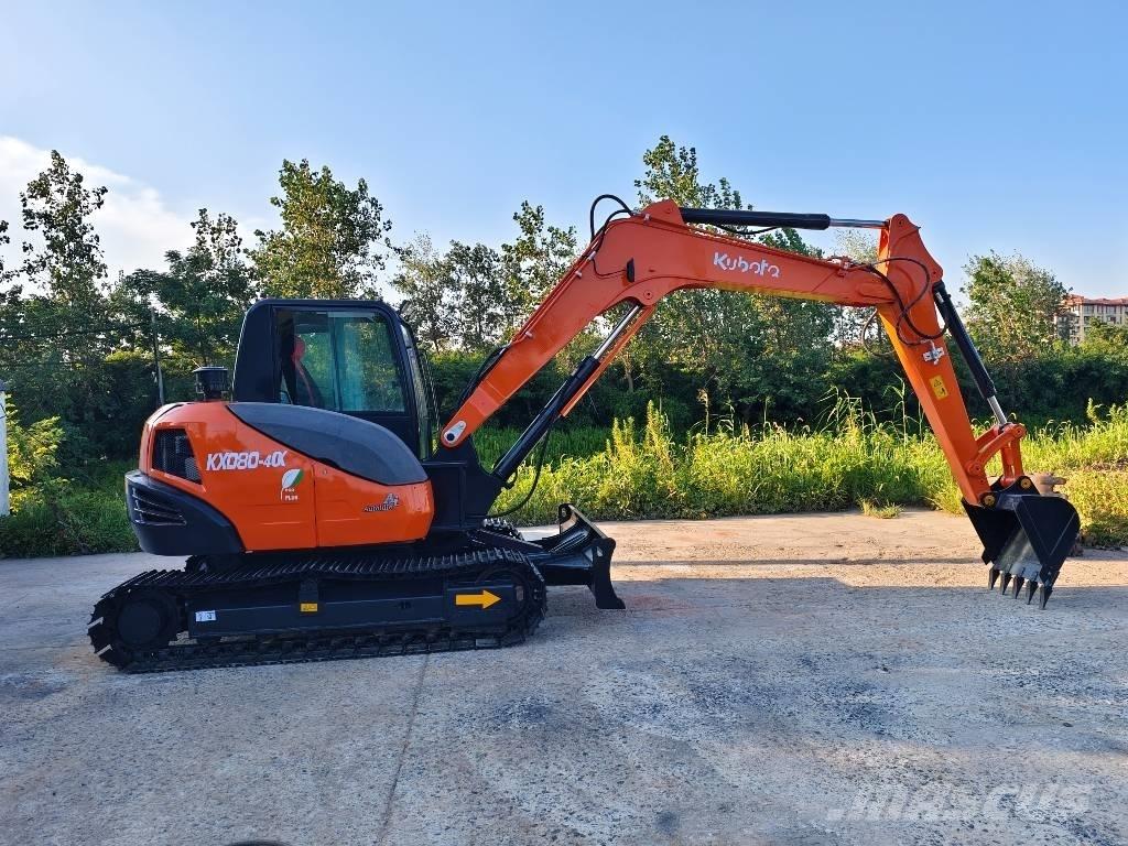 Kubota KX 080-4 CX Средни екскаватори 7т - 12т