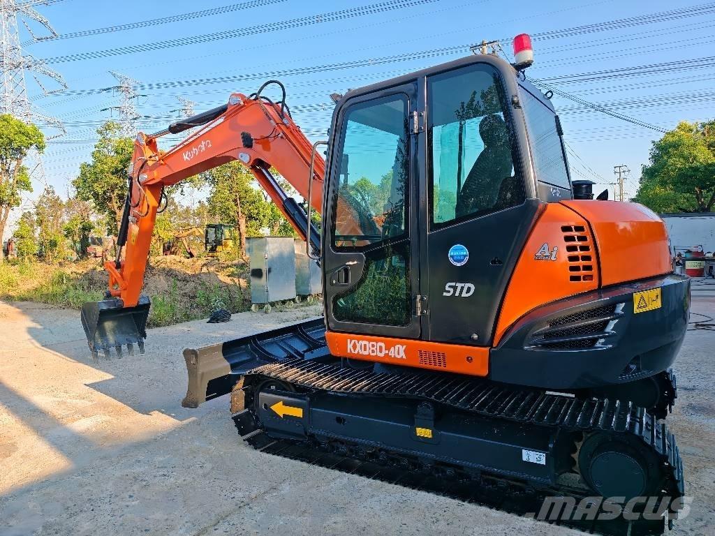 Kubota KX 080-4 CX Средни екскаватори 7т - 12т