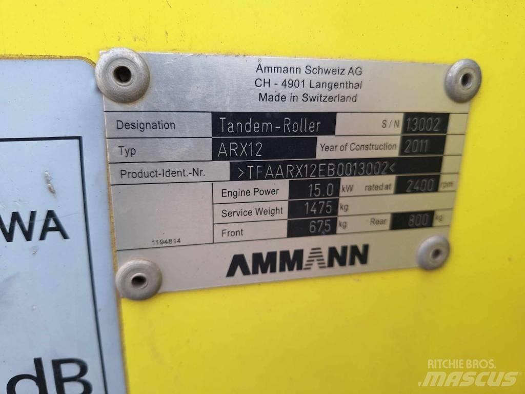 Ammann ARX 12 Двойни барабанни ролки
