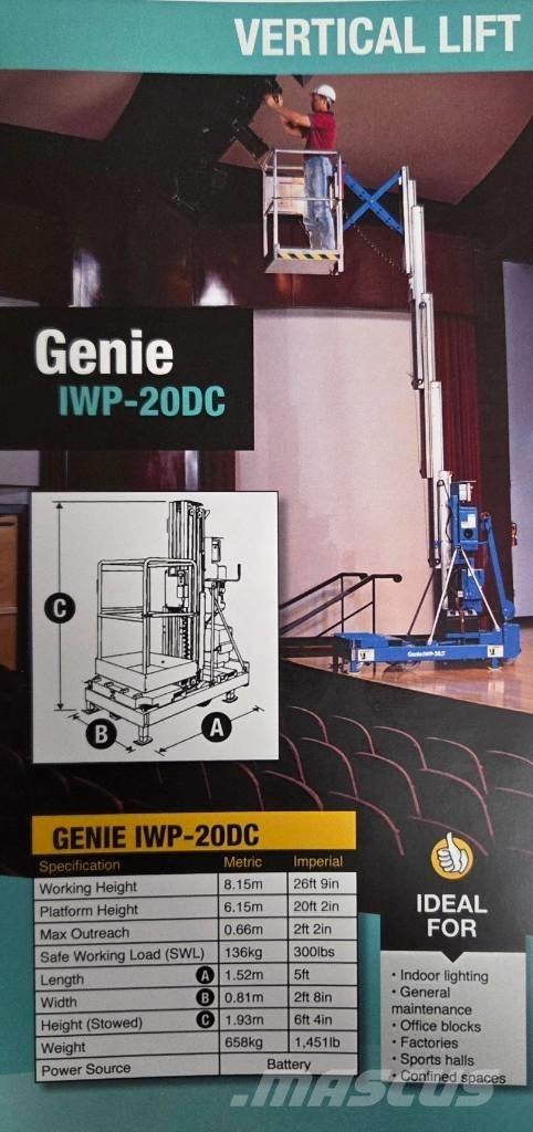 Genie IWP 20 S Вертикални мачтови повдигачи
