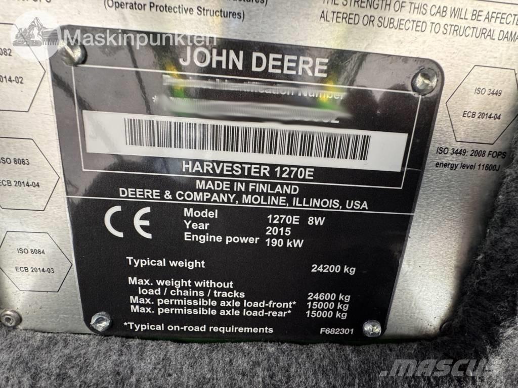 John Deere 1270 E Харвестери