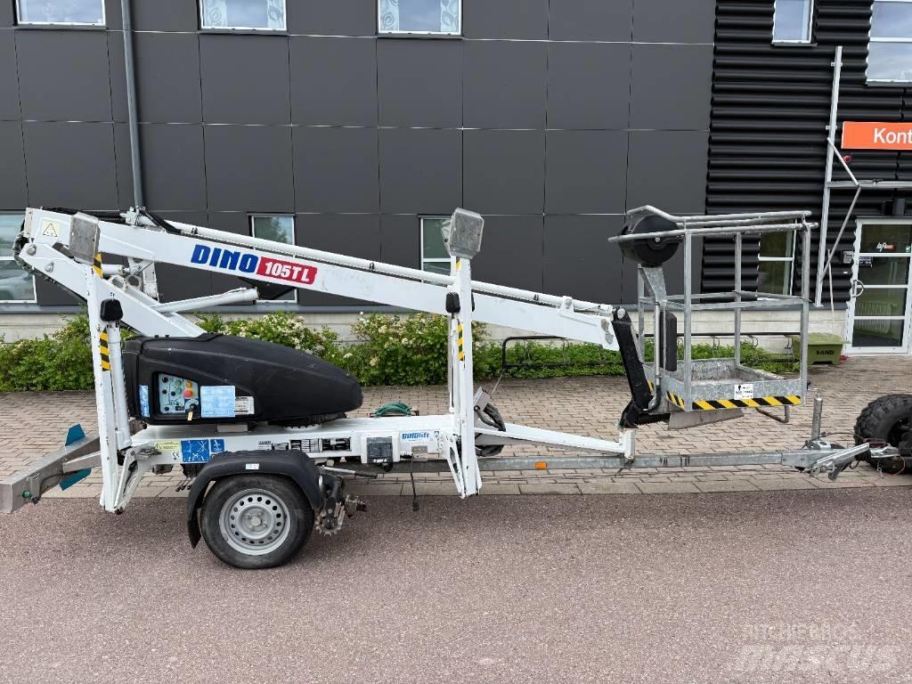 Dino 105 TL Skylift Моторизирани платформи с ремарке