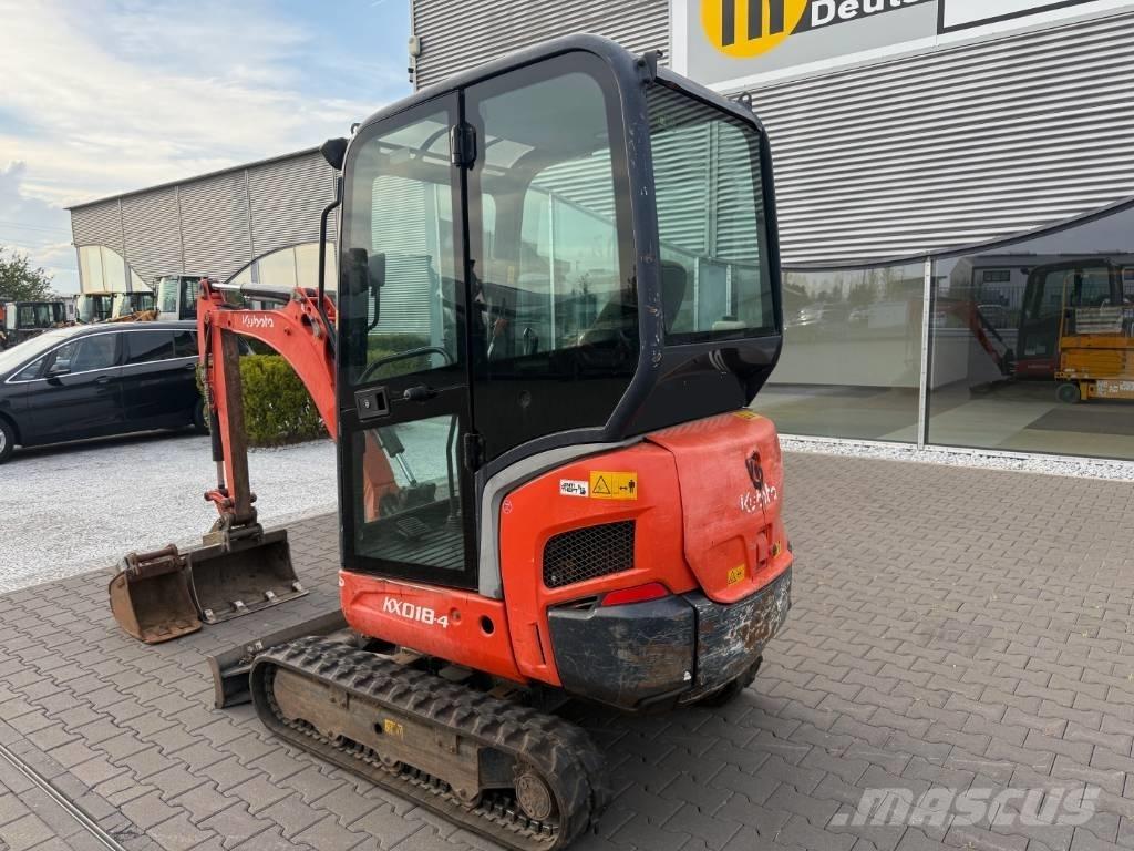 Kubota KX 018-4 Мини екскаватори < 7 т