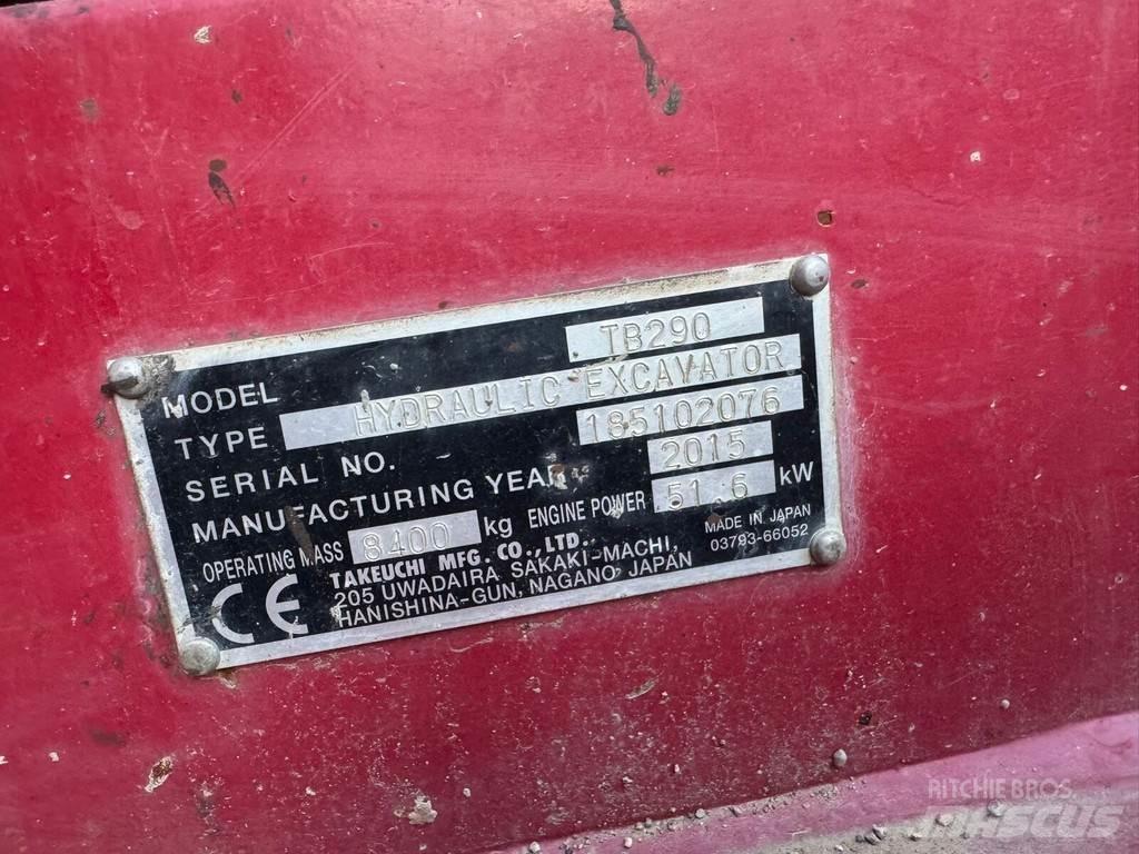 Takeuchi TB 290 Верижен екскаватор
