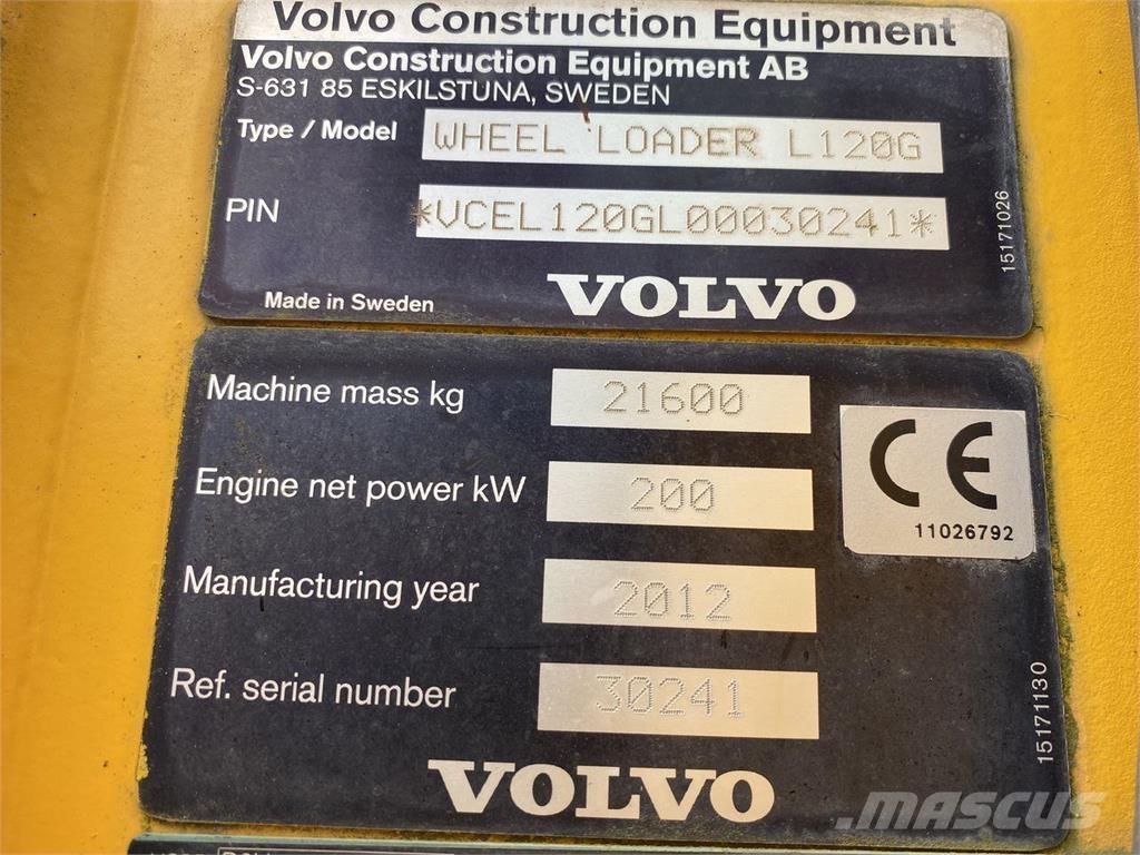 Volvo L120G Колесни товарачи