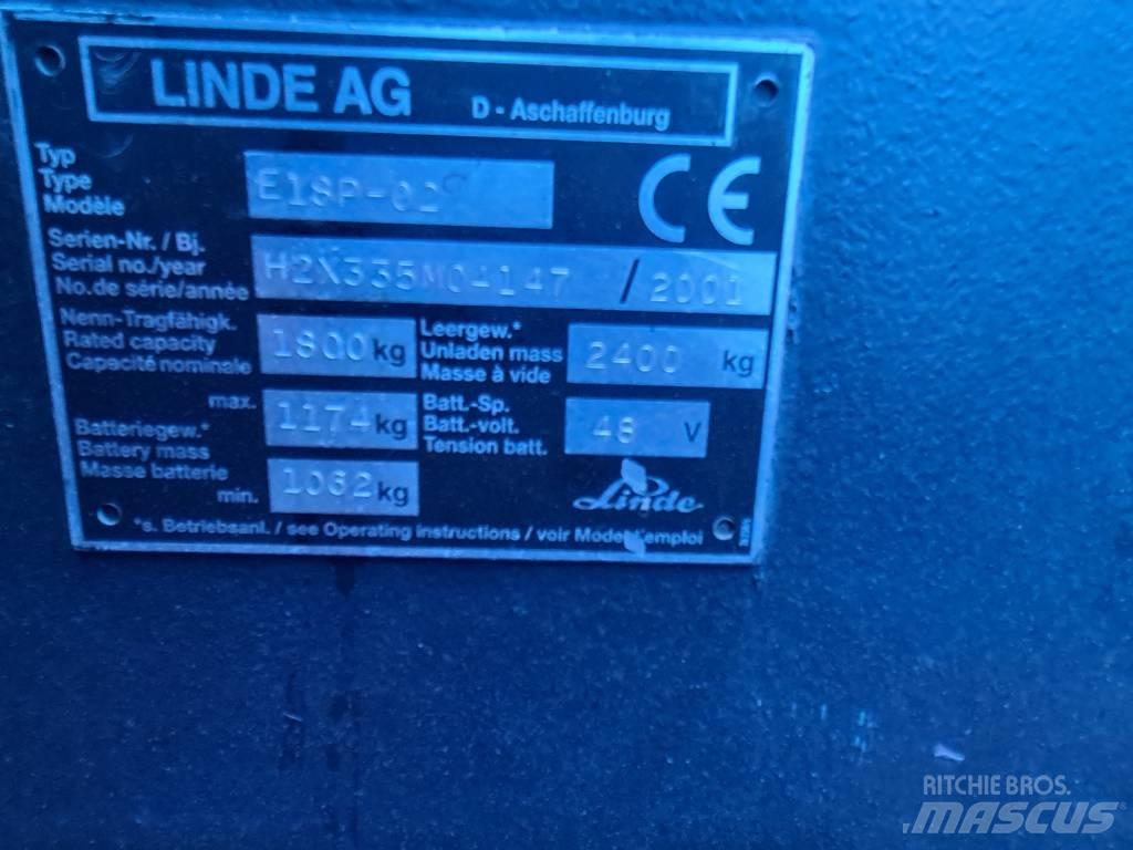 Linde E16P Електрически вилични кари-повдигачи