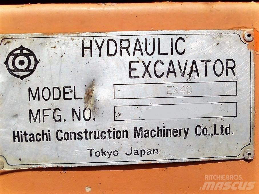 Hitachi EX 40 Мини екскаватори < 7 т