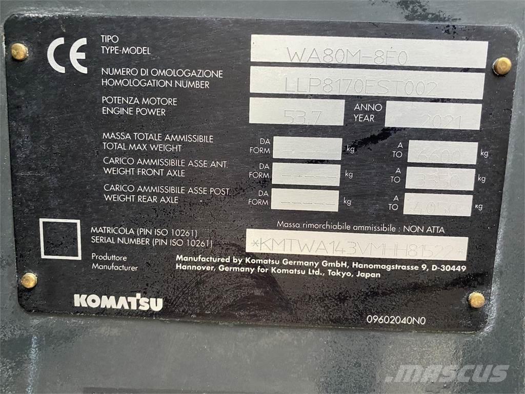 Komatsu WA80M-8EO Многофункционални товарачи