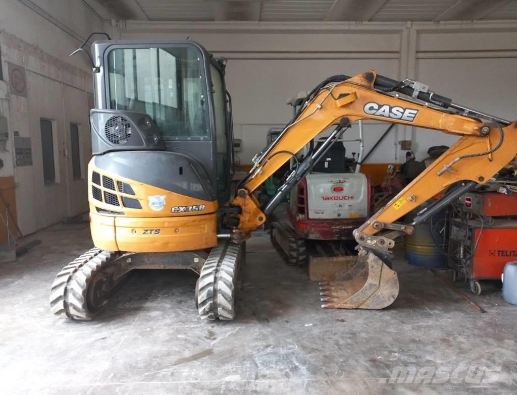 CASE CX 35 B ZTS Мини екскаватори < 7 т