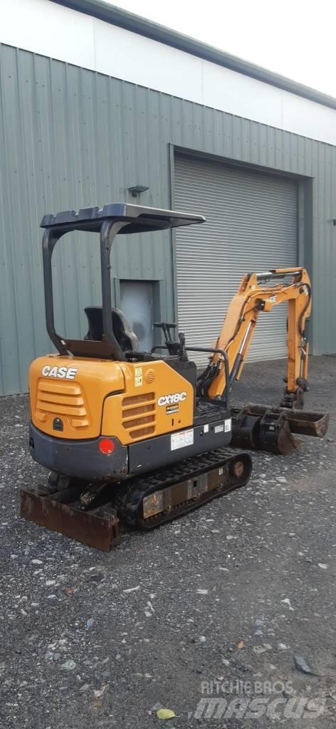 CASE CX18C CANOPY Мини екскаватори < 7 т