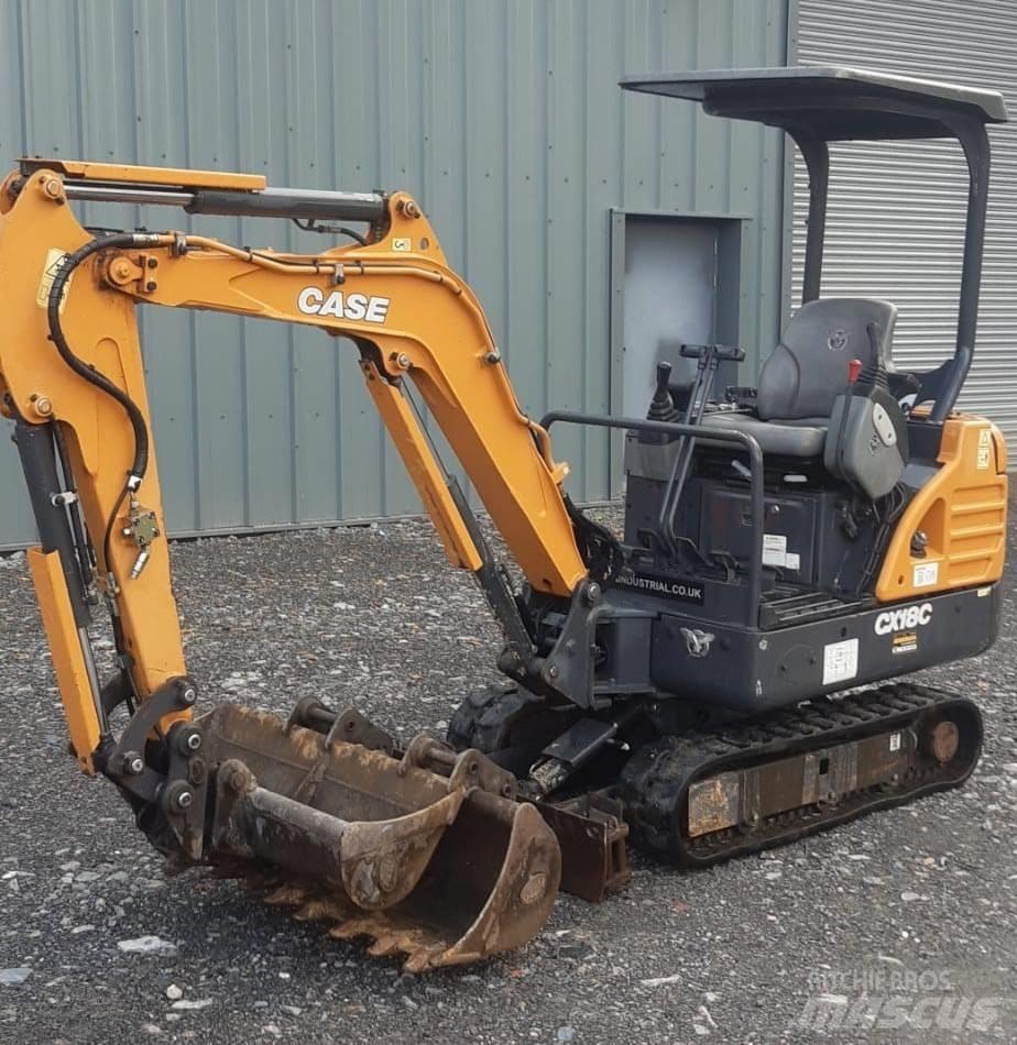 CASE CX18C CANOPY Мини екскаватори < 7 т