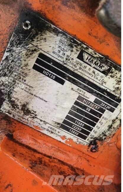 Hamm HD 120 Двойни барабанни ролки
