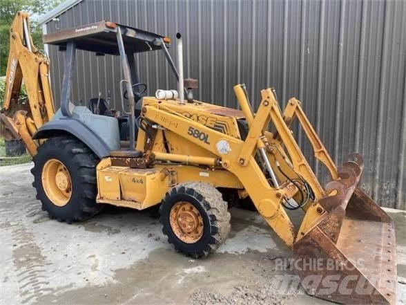 CASE 580L Товарач със заден ексватор