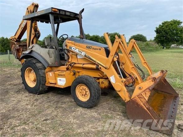 CASE 580SM II Товарач със заден ексватор