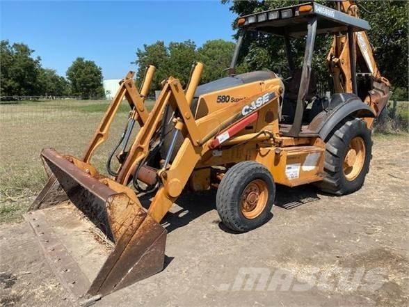 CASE 580SM II Товарач със заден ексватор