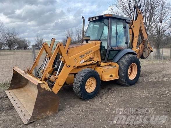 CASE 590SL Товарач със заден ексватор