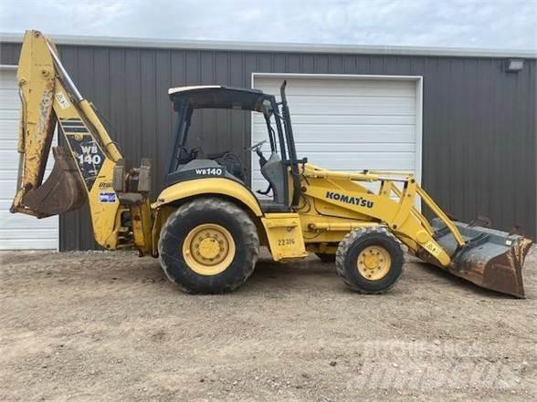 Komatsu WB140 Товарач със заден ексватор