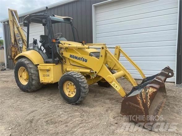 Komatsu WB140 Товарач със заден ексватор