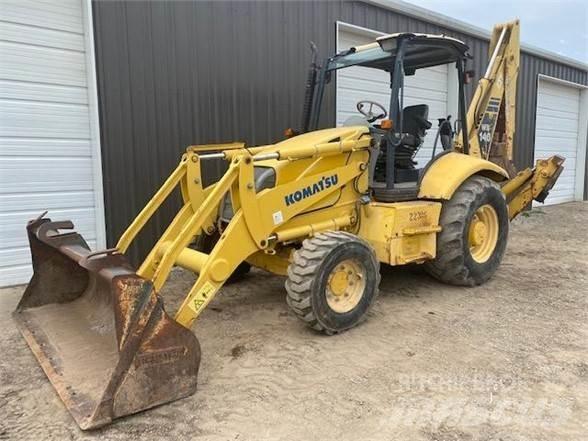 Komatsu WB140 Товарач със заден ексватор