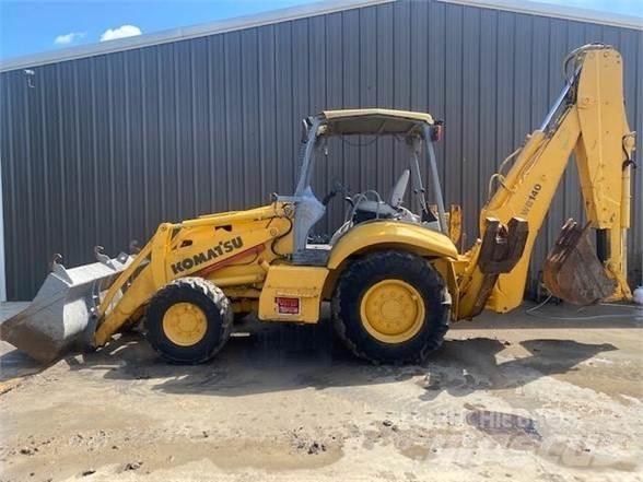Komatsu WB140 Товарач със заден ексватор